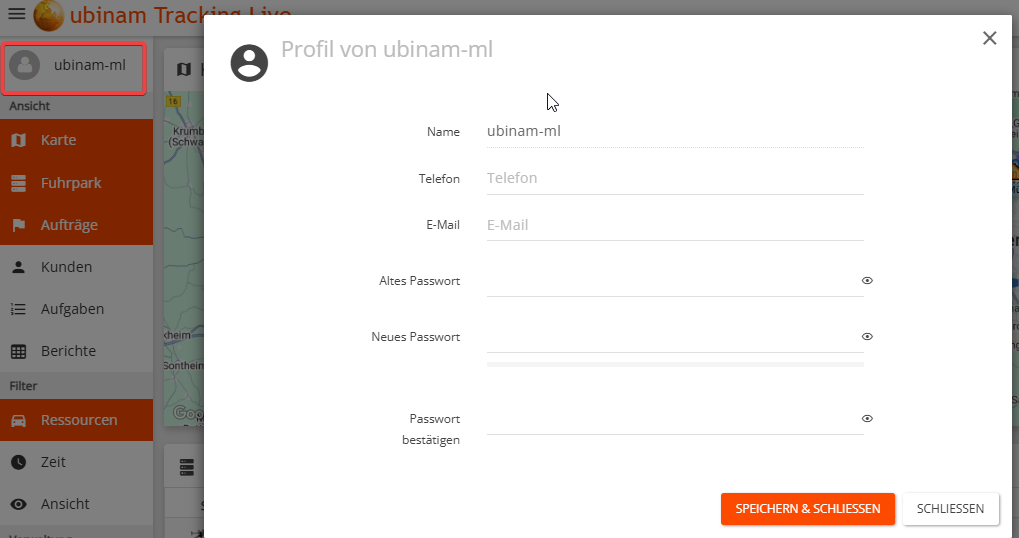 Profil bearbeiten
